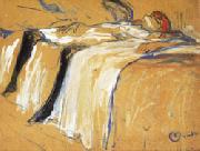 Henri De Toulouse-Lautrec Alone oil painting artist